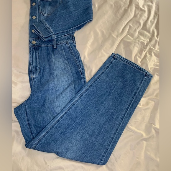 Madewell Blue Denim Women Jeans Overalls - Picture 11 of 12